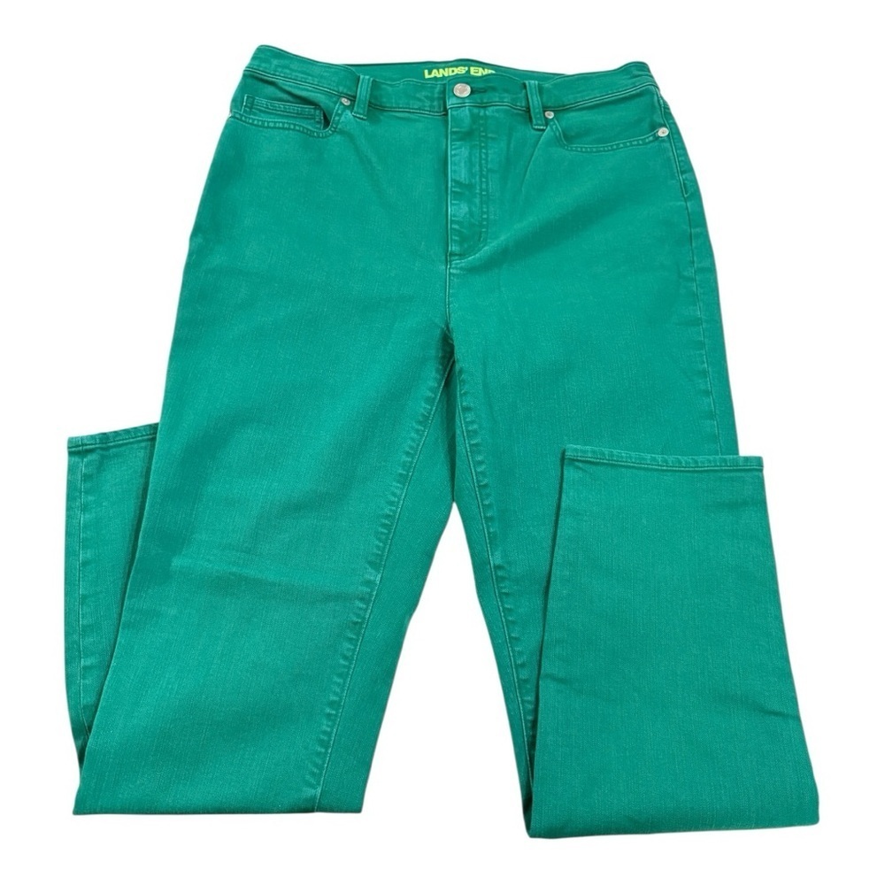 Lands’ End Island Emerald Ankle Jeans - Size 14 Tall